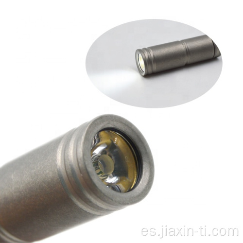 Linterna USB USB Recargable Titanio LED LED